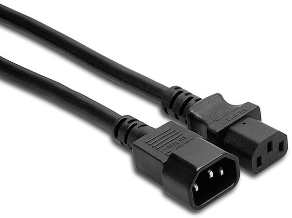 open zoom image for Hosa Power Extension Cord, IEC C14 to C13, 1.5 foot, PWL-401.5, Connections