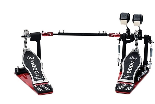 open zoom image for Drum Workshop 5002AD4 Double Delta 4 Accelerator Pedal, Black/Red, Main