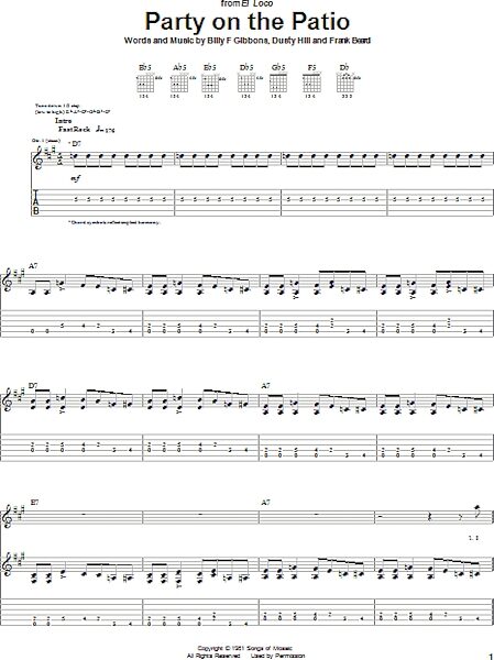 open zoom image for Party On The Patio - Guitar TAB, New, Main