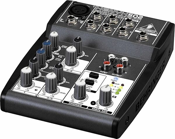 open zoom image for Behringer XENYX 502 Mixer, Angle