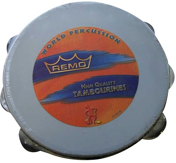 open zoom image for Remo Econo Tambourine (Double Row), Black, 8 inch, TA-5208-ML, Open Box (Like New), Main