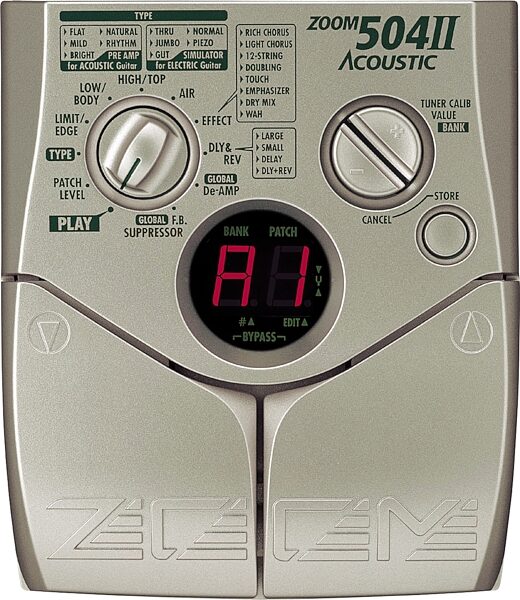 open zoom image for Zoom 504II Acoustic Pedal, Main