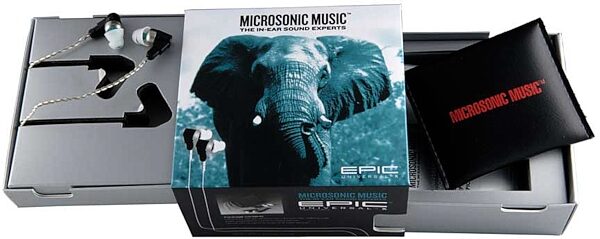 open zoom image for Microsonic Epic X Universal Noise Canceling Earphones, Main