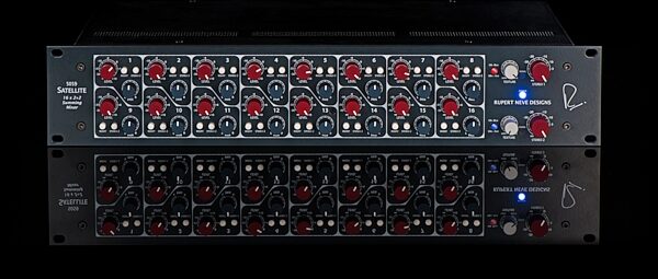 open zoom image for Rupert Neve Designs 5059 Satellite 16x2+2 Summing Mixer, Black, Action Position Front