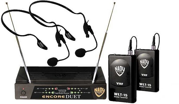 open zoom image for Nady Encore Duet Dual Headset Wireless System, Main