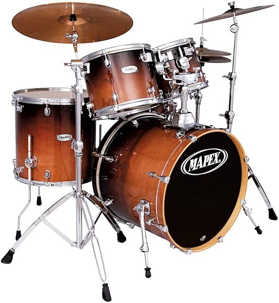 open zoom image for Mapex PM5255U 5-Piece Pro M Standard Drum Shell Kit, Red Wood Fade