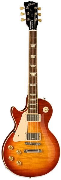open zoom image for Gibson Left-Handed Les Paul Traditional Plus Electric Guitar (with Case), Heritage Cherry Sunburst
