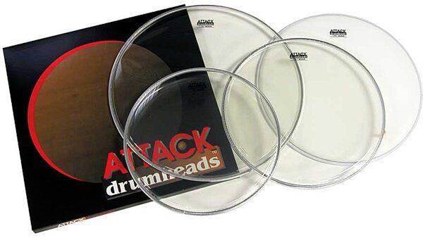 open zoom image for Attack Drumhead 4-Pack, Main
