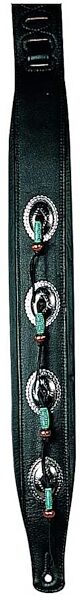 open zoom image for Levy's PM32SF Garment Leather Padded Guitar Strap with Conchos, Main