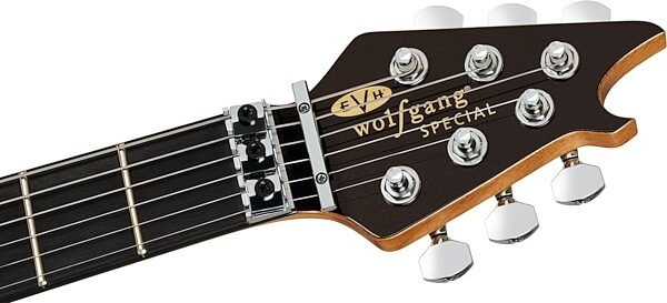 open zoom image for EVH Eddie Van Halen Wolfgang Special Quilted Maple Electric Guitar, Smoked Mesquite, Action Position Back
