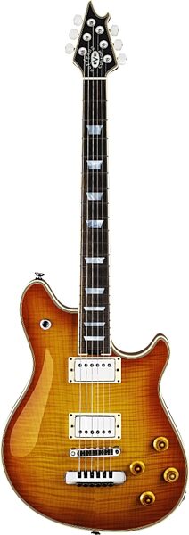 open zoom image for EVH Edward Van Halen Wolfgang USA Custom Electric Guitar (with Case), Cherry Burst