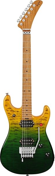 open zoom image for EVH Eddie Van Halen 5150 Series DX QM Electric Guitar, with Baked Maple Fingerboard (and Gig Bag), Limeade Zest, Main
