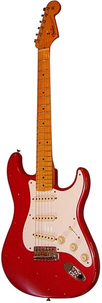 open zoom image for Fender Custom Shop Time Machine '56 Stratocaster Relic Electric Guitar (with Case), Dakota Red