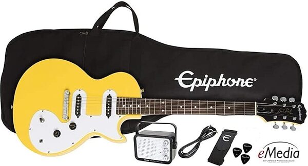 open zoom image for Epiphone Les Paul SL Electric Guitar Starter Pack (with Gig Bag), Action Position Back