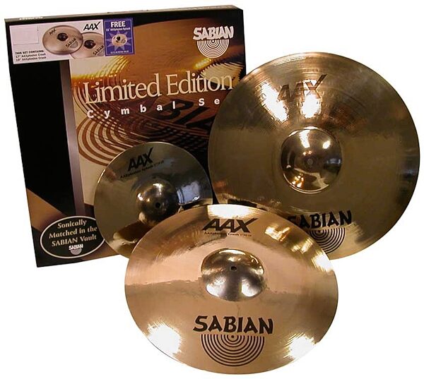 open zoom image for Sabian AAX Limited Edition Cymbal Pack, Main