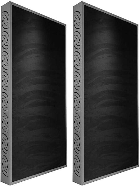 open zoom image for Ready Acoustics C424BK Chameleon Bass Traps (Black), Grey Frame