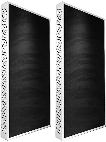 open zoom image for Ready Acoustics C424BK Chameleon Bass Traps (Black), White Frame