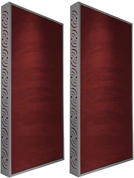 open zoom image for Ready Acoustics C424BG Chameleon Bass Traps (Burgundy), Grey Frame