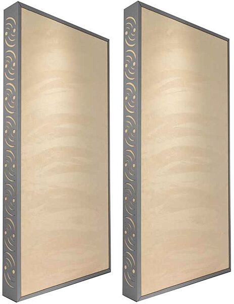 open zoom image for Ready Acoustics C424SD Chameleon Bass Traps (Sand), Grey Frame
