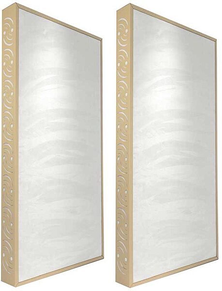 open zoom image for Ready Acoustics C424WT Chameleon Bass Traps (White), Sand Frame