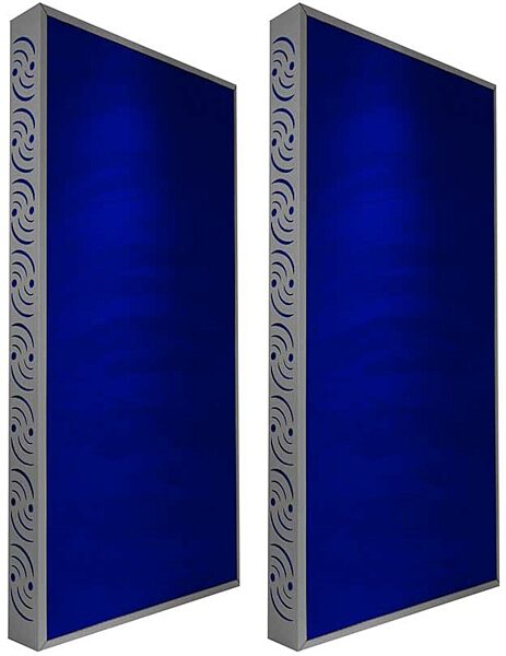 open zoom image for Ready Acoustics C424BL Chameleon Bass Traps (Blue), Grey Frame