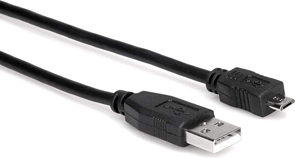 open zoom image for Hosa USB-106AC USB Type A to Micro-B Cable, 6 foot, Action Position Back