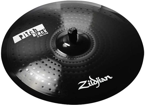 open zoom image for Zildjian ZPB Pitch Black Crash Ride Cymbal, 22 Inch