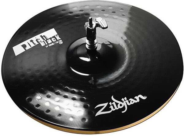 open zoom image for Zildjian ZPB Pitch Black Hi-Hat Cymbals, 14 Inch