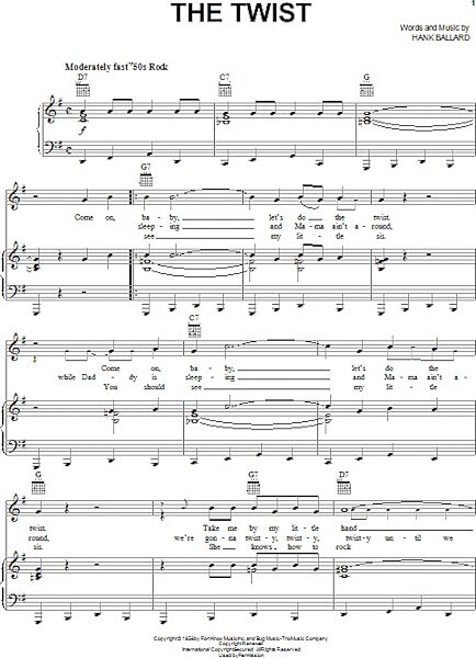 open zoom image for The Twist - Piano/Vocal/Guitar, New, Main