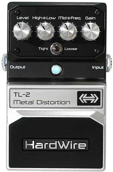 open zoom image for HardWire TL-2 Metal Distortion Pedal, Main