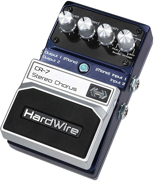 open zoom image for HardWire CR-7 Stereo Chorus Pedal, Angle