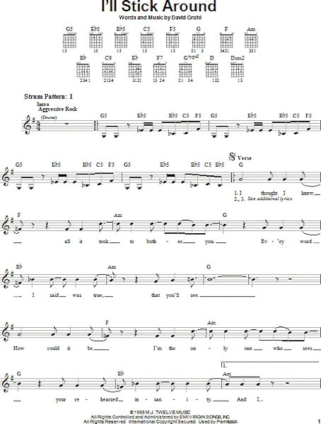 open zoom image for I'll Stick Around - Easy Guitar, New, Main