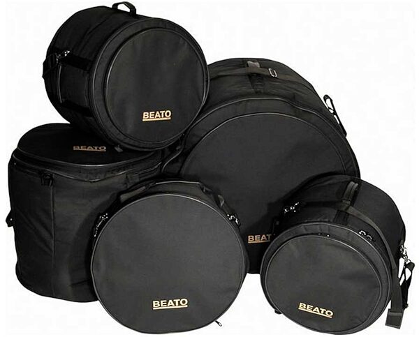 open zoom image for Beato Pro-3 Elite 5-Piece Standard Drum Bag Set, Main