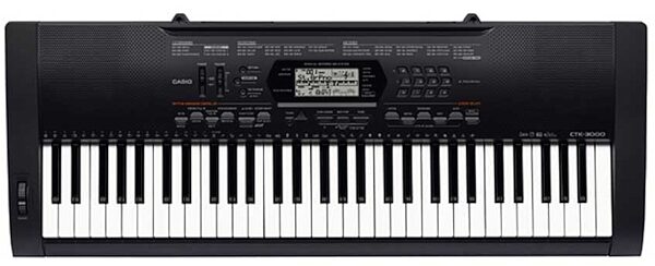 open zoom image for Casio CTK-3000 Keyboard, 61-Key, Top