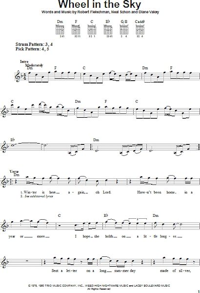 open zoom image for Wheel In The Sky - Easy Guitar, New, Main