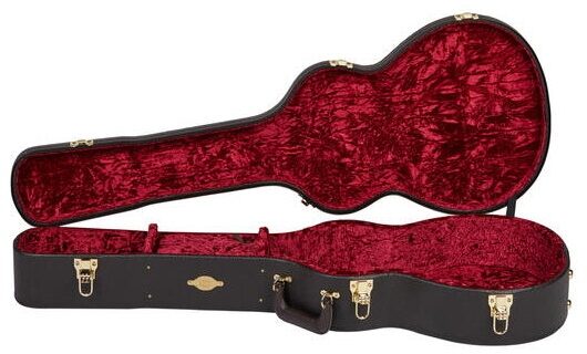 open zoom image for Taylor Grand Concert Deluxe Brown Hardshell Case, Brown, Open