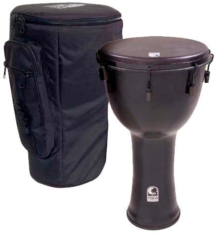 open zoom image for Toca Freestyle Black Mamba Djembe, Black Mamba