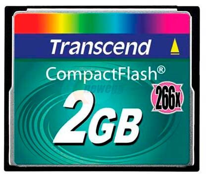 open zoom image for Transcend Compact Flash Memory Card, Main
