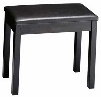 open zoom image for Yamaha BB1 Padded Keyboard Bench, Black, Main