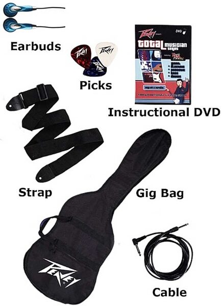 open zoom image for Peavey Vypyr Stage Electric Guitar Package, Accessories Included