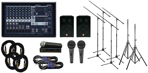 open zoom image for Yamaha and JBL Powered PA System, Main