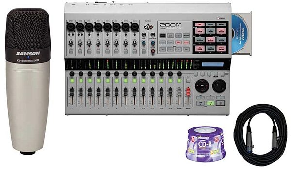 open zoom image for Zoom HD16CD Multitrack Recording Studio Pack 1, Main