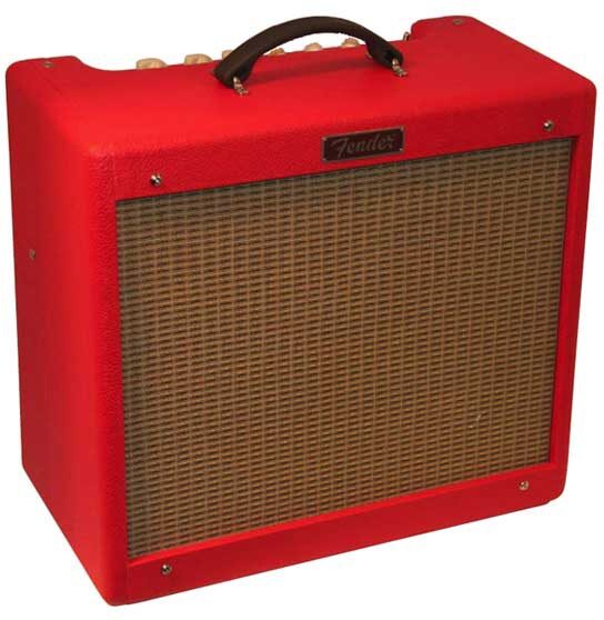 open zoom image for Fender Blues Junior Texas Red Guitar Combo Amplifier (15 Watts, 1x12 in.), Main
