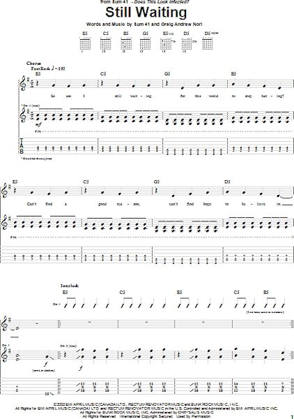 open zoom image for Still Waiting - Guitar TAB, New, Main