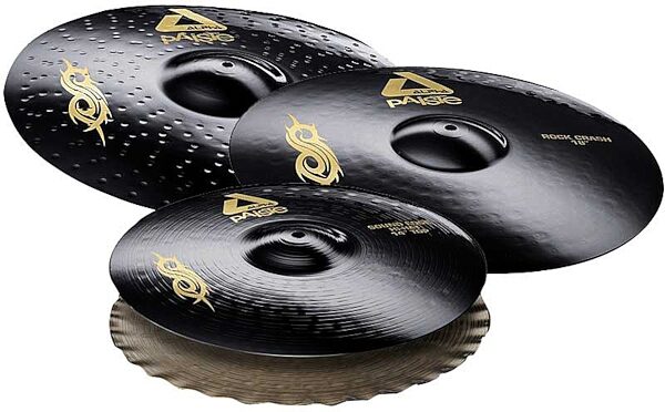open zoom image for Paiste Black Alpha Slipknot Edition Core Cymbal Pack, Main