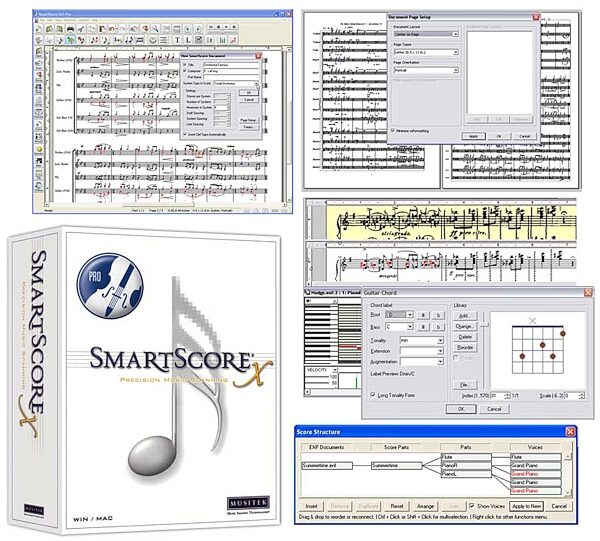 open zoom image for Musitek SmartScore X Pro Notation Software (Mac and Windows), Main