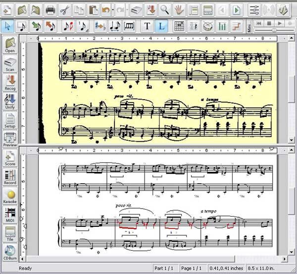 open zoom image for Musitek SmartScore X Piano Edition Software (Mac and Windows), Screenshot 1