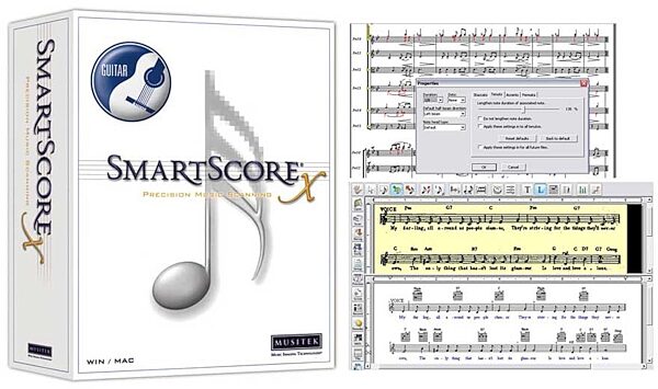 open zoom image for Musitek SmartScore X Guitar Edition Software (Mac and Windows), Main