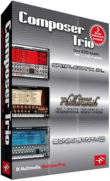 open zoom image for IK Multimedia Composer Trio Bundle (Mac and Windows), Main