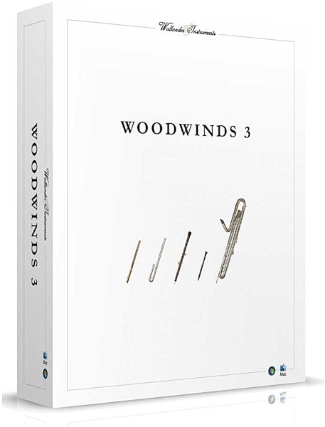 open zoom image for Wallander Instruments WIVI Woodwinds 3 Software (Mac and Windows), Main